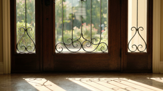 Is Wrought Iron Between Panes of Glass Hard to Clean?