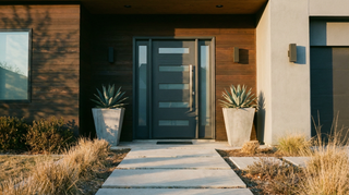 Contenporary single door slab