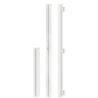 Complete Pre-Drilled Front Door Frame Kit – Vinyl Jamb with Brickmould, Sill & Hinges (Fits 36" x 80")