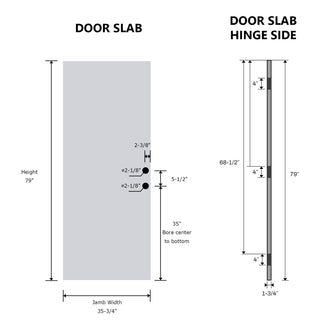 36" x 80" Linear Textured Entry Door,with Brickmould, vinyl frame, 3/4 view Low-E Clear Glass+Cloud Glass, and Floral Wrought-Iron Design‌