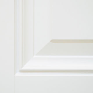 FRAMEWELL 36in x 80in Wrought Iron Frosted Glass Smooth Brush Stained Fiberglass Door