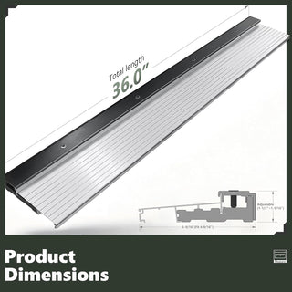 Heavy Duty Aluminum Entry Door Threshold - Residential Door Sill