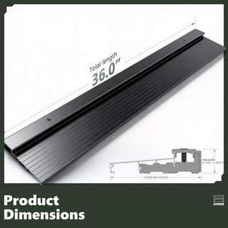 Heavy Duty Aluminum Entry Door Threshold - Residential Door Sill