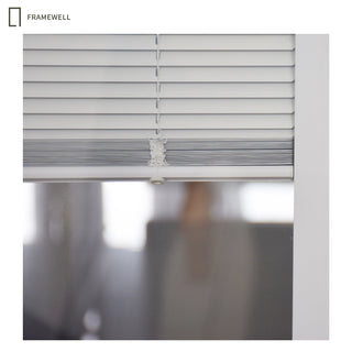 32 x 80  Contemporary Black Entry Door Kit, Knock‑Down Vinyl Frame with Built-in Blinds, Brickmould, Hinges, Threshold