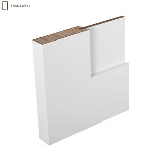 1-Panel Shaker Style White Primed Solid Core Swing Door Slab, NOT Pre-drilled and NOT Included Hardware, Pre-Assembled Interior Door for bedrooms, pantries, bathrooms, laundry rooms, closets and wine cabinets